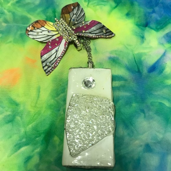 Reversible Exclusive Rare Unique Vintage One of a Kind Handmade Necklace - Picture 13 of 16